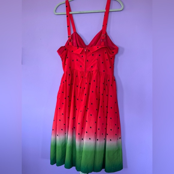 Red and Green Watermelon Dress - Picture 2 of 3